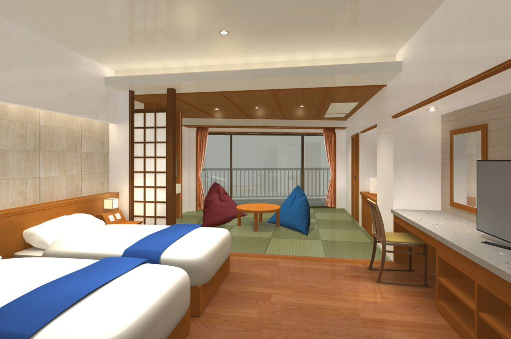 【2025年12月20日】リニューアル！バリアフリー対応の和洋室タイ...